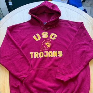 Blue 84 USC Trojans Burgundy Hoodie